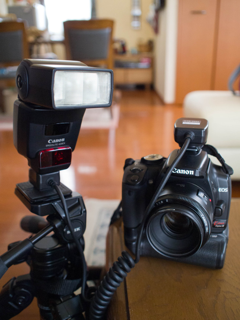 Off-camera electronic flash system