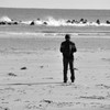 Thinking on the beach