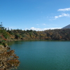 秋の六観音池と韓国岳