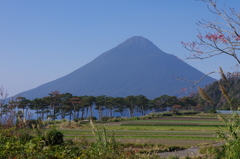 正月の開聞岳