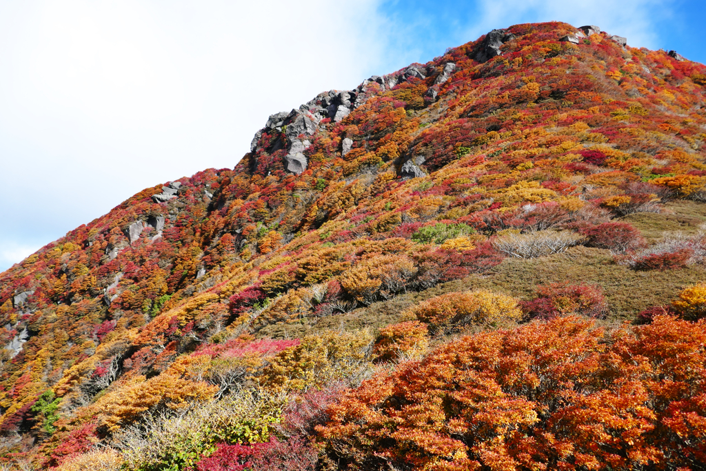 三俣山の紅葉