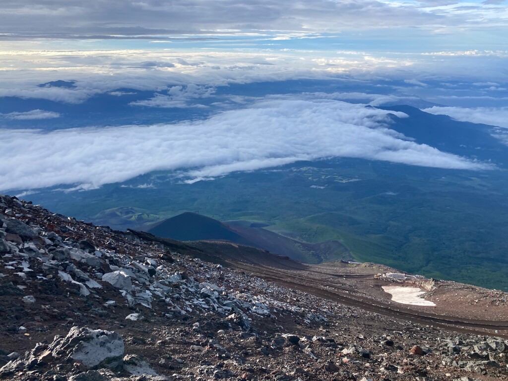 富士山からの雲海
