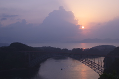 夜明けの西海橋