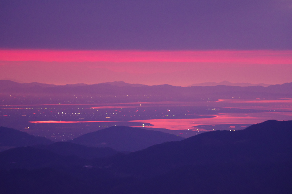 佐賀市の夜明け前