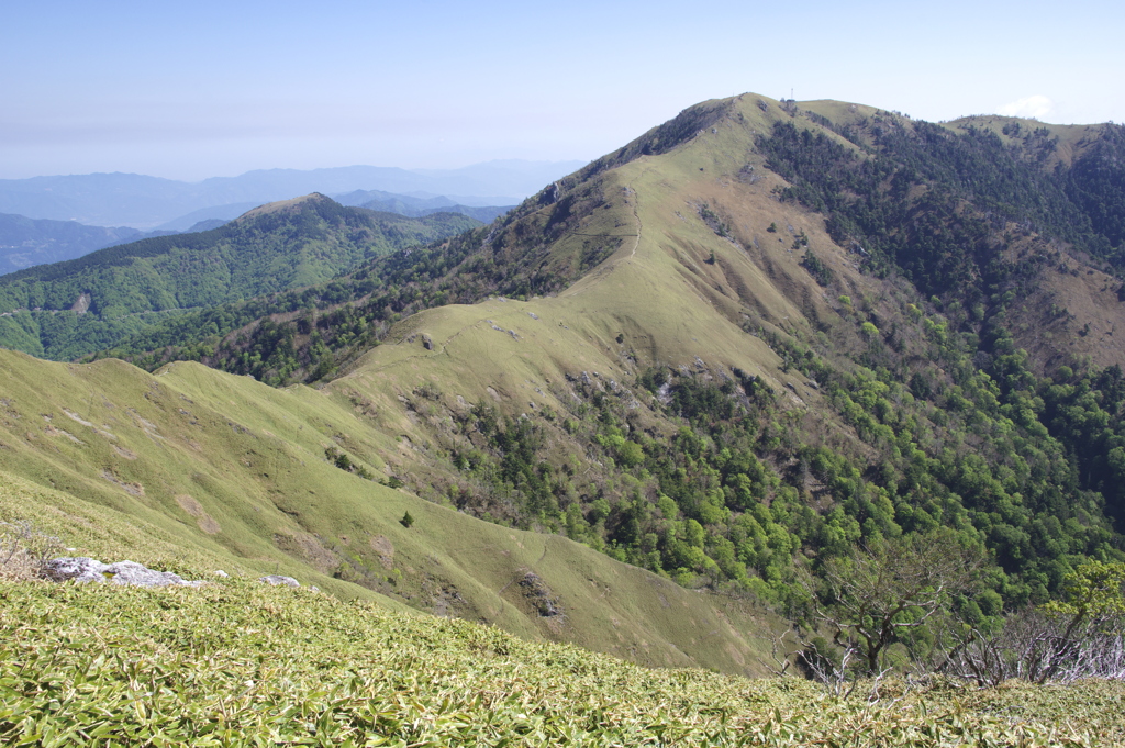 晴れた日の剣山