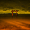 夜の琵琶湖
