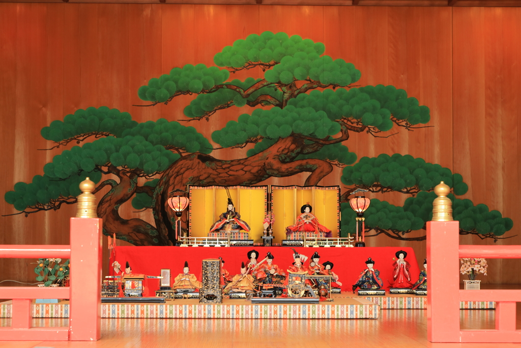 松の舞台雛