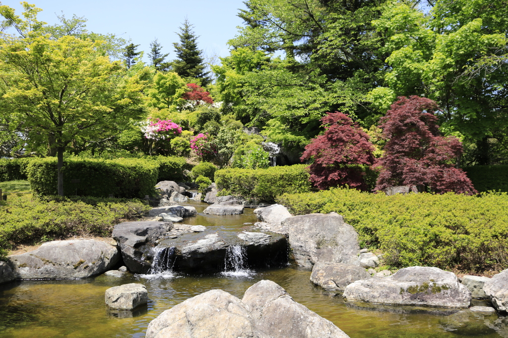 嚮陽庭園　上段の庭