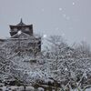 雪の霞ヶ城