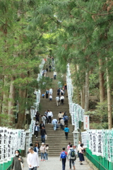 熊野本宮　石段