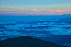 部子山より南の雲海