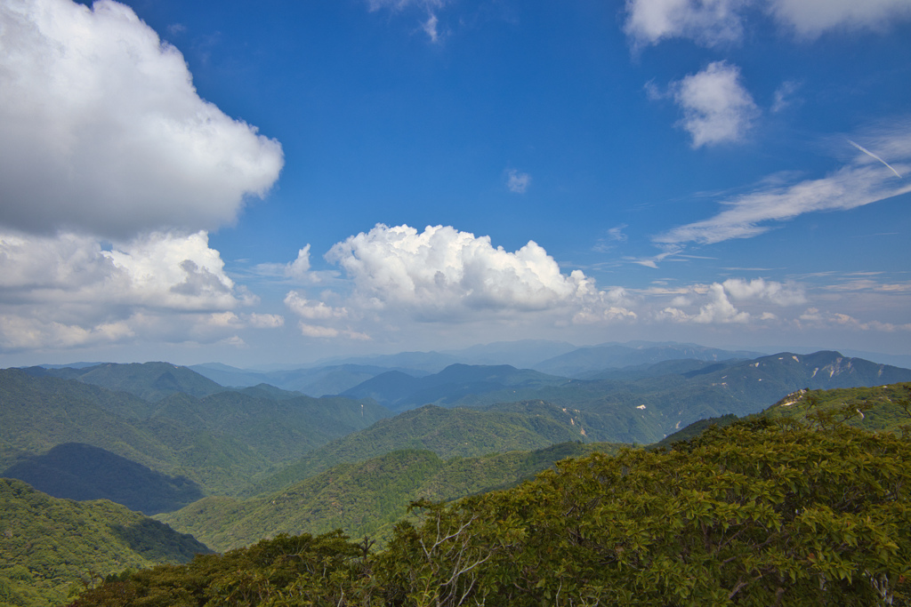 御在所岳山頂からの眺望１