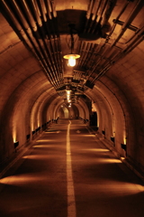 袋田の滝隧道灯り３