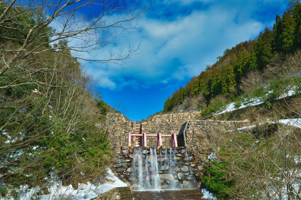 観音川砂防ダム全景