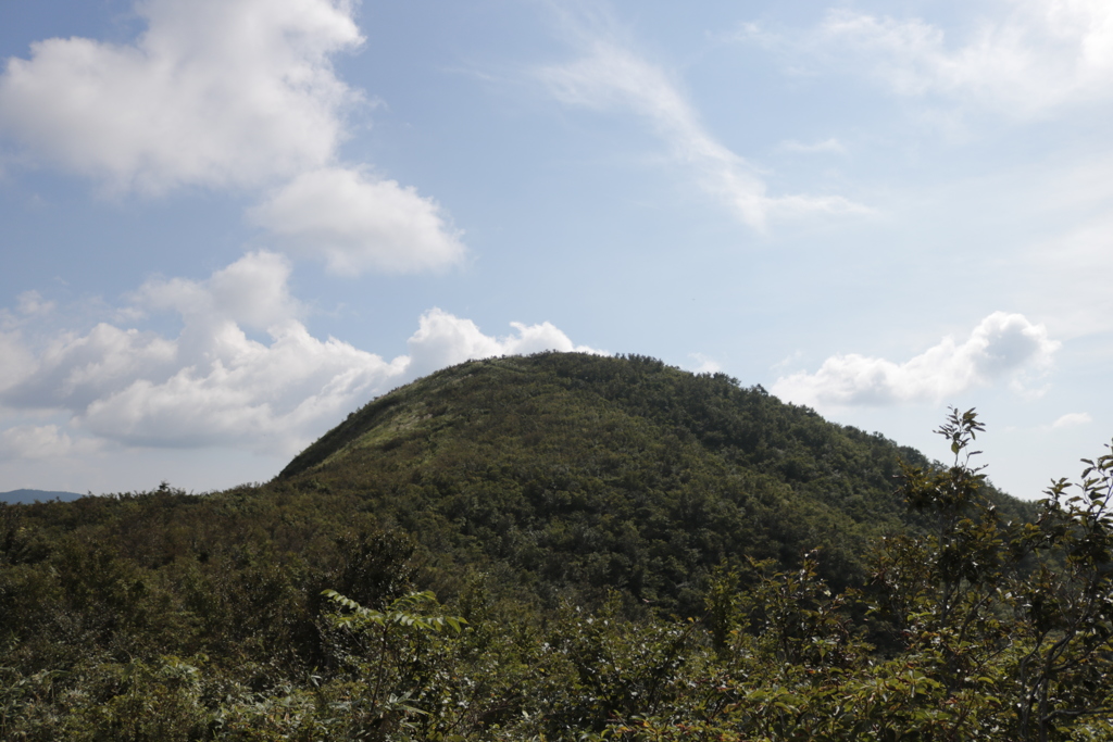 取立山を仰ぐ