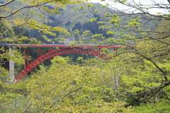 赤い橋（建設中）