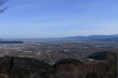 福井平野を見下ろし