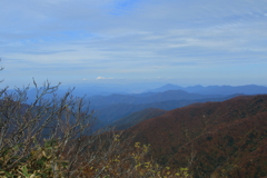 夜叉ヶ池山より荒島岳を望む