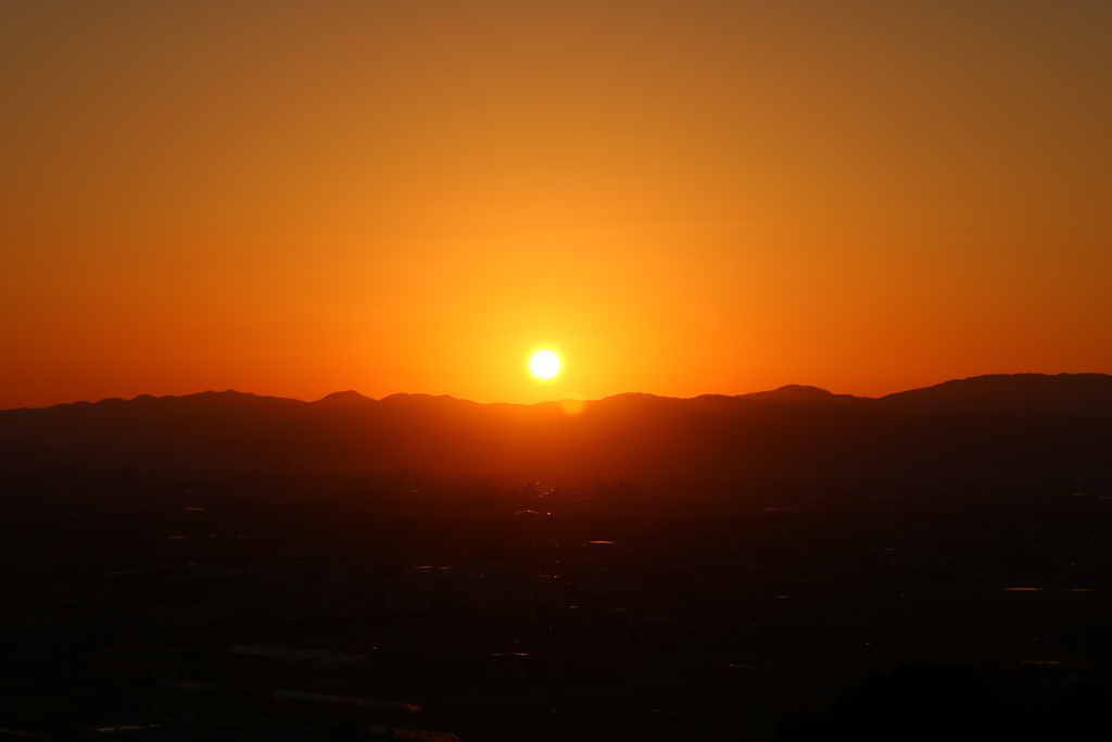 夕日