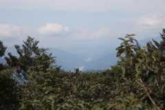 手取川ダムを望む