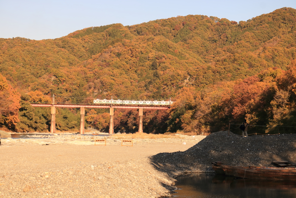 秩父鉄道　荒川橋梁