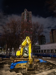 深夜のみなとみらい