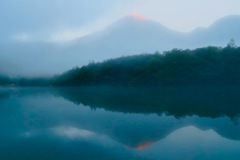 焼岳の朝