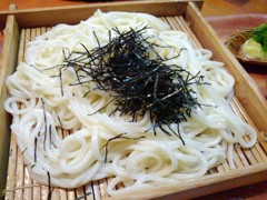 飯テロ　冷やし五島うどん。