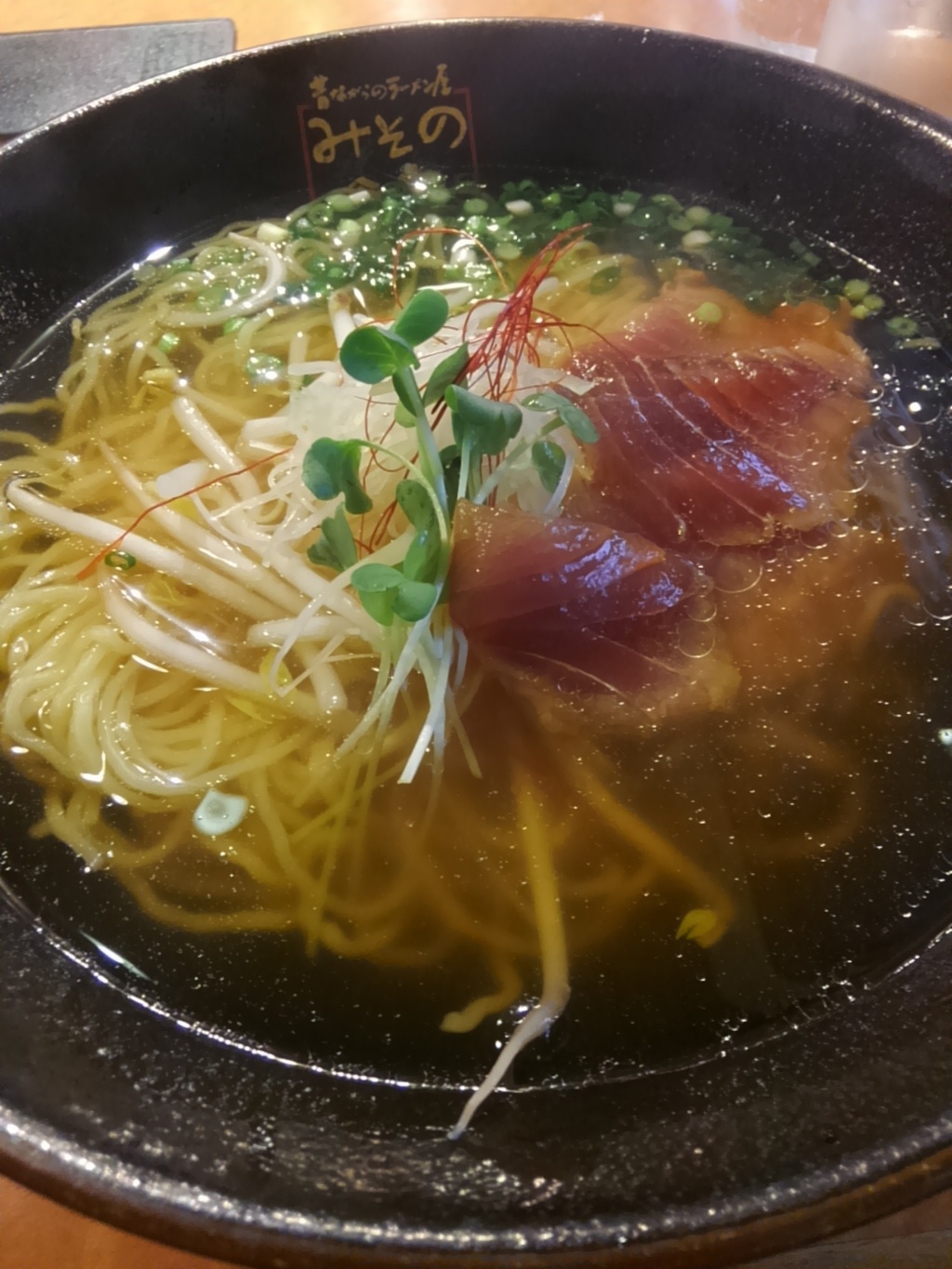 飯テロ　まぐろラーメン@いちき串木野市