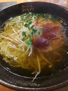 飯テロ　まぐろラーメン@いちき串木野市