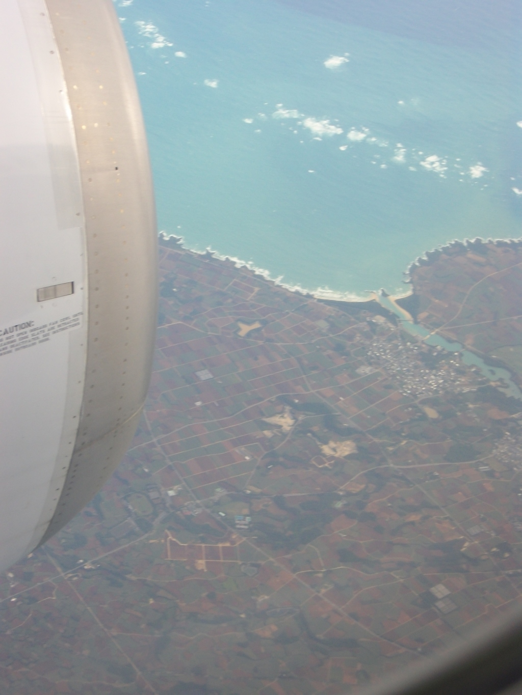 八重山諸島　上空