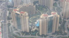 上海環球金融中心・展望台より