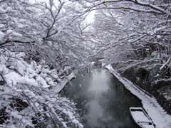 雪の八幡堀　壱