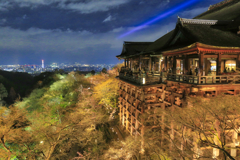 レーザービーム（清水寺）