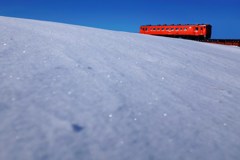 雪山から赤いｷﾊ40