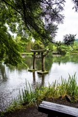 金鱗湖 鳥居