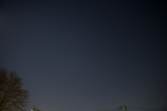 初めての星景写真