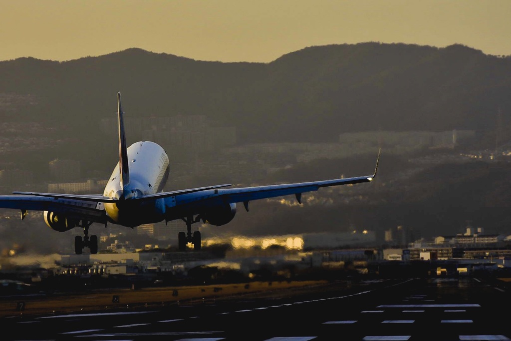 夕方の千里川