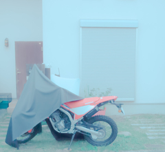 ホンダの赤いオフロード