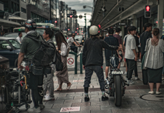 街で見かけた単車乗り