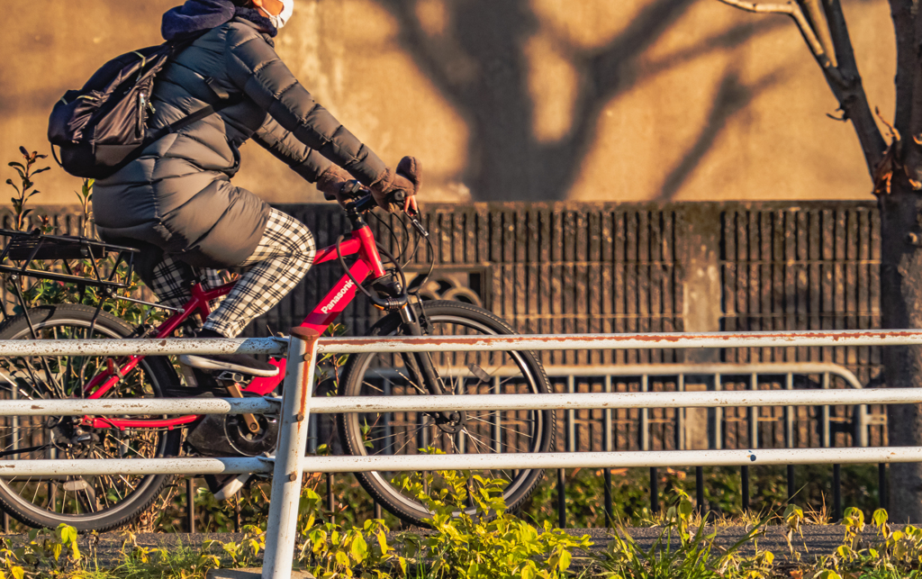 対岸のチャリはパナソニック