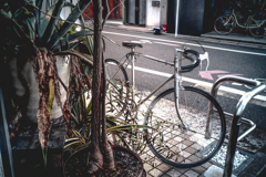 銀ピカ自転車　2