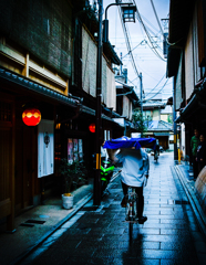 祇園、大晦日。