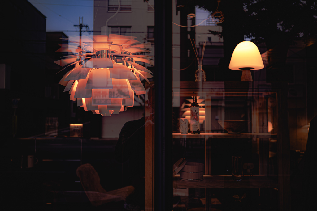 花やキノコみたいな照明