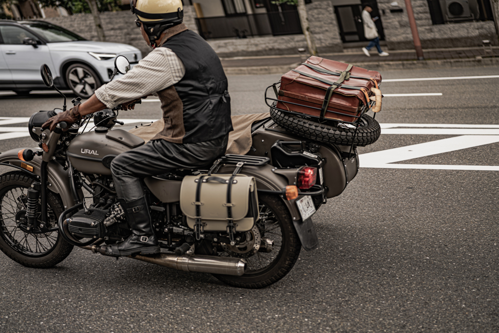 フラットツインのサイドカー