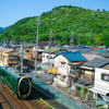 叡山電鉄「ひえい」のある風景