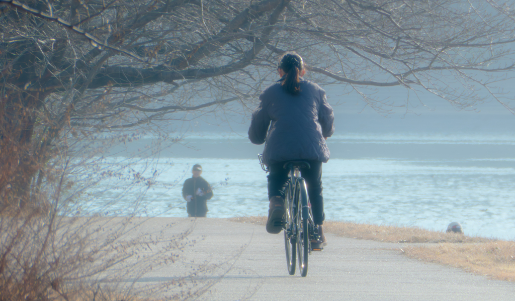 言うほど寒くない遊歩道