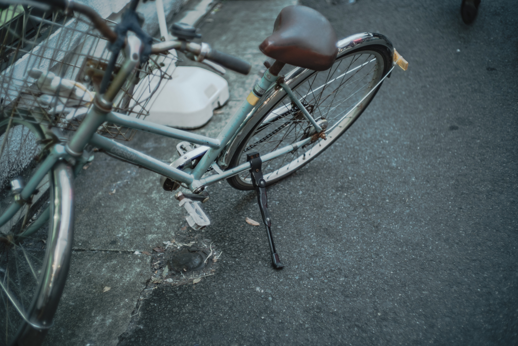 酩酊する自転車