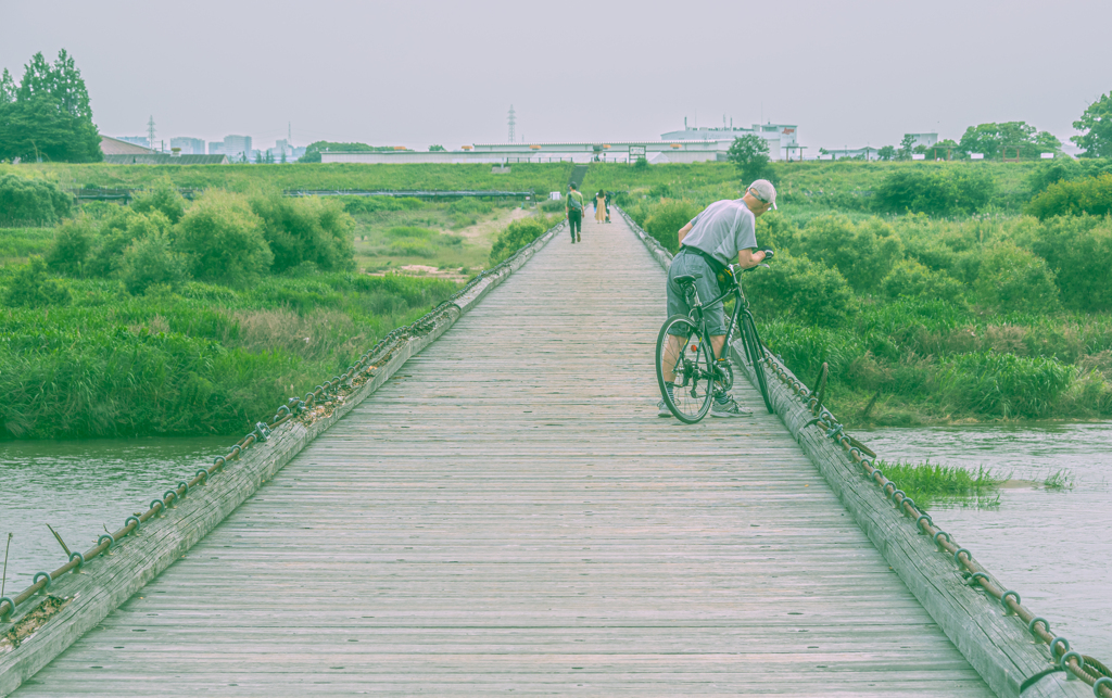 思っていたより怖かった流れ橋