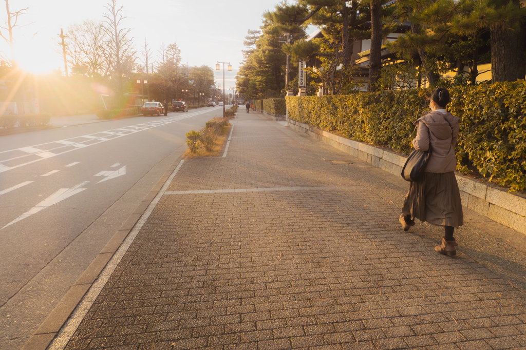 今日もやっぱり日が暮れる